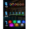Floating Pool Lights with Remote, Changing Multicolor Pool Lights, IP68