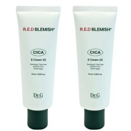 Dr.G 1+1 닥터지 레드 블레미쉬 시카 S크림 2X 70ml 미백 화이트닝 피부진정 탄력 주름케어