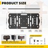 Dabolang Metal Mailbox Mounting Bracket,Post Mount Mailboxes Board,Mailbox Bracket for