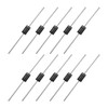 Fielect 20Pcs MUR460 Rectifier Diode 4A 600V Axial Electronic Silicon