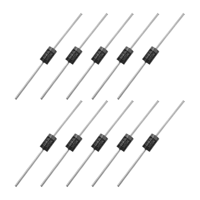 Fielect 20Pcs MUR460 Rectifier Diode 4A 600V Axial Electronic Silicon