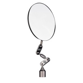 HARDK Inspektionsspiegel mit Magnetfuß, Schweißspiegel, schwenkbarer Kugelgelenk-Antennenspiegel, 8,5 cm Durchmesser