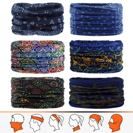 JOEYOUNG Headwear, Bandana, Neck Gaiter Head Wrap Headband Balaclava Magic Scarf