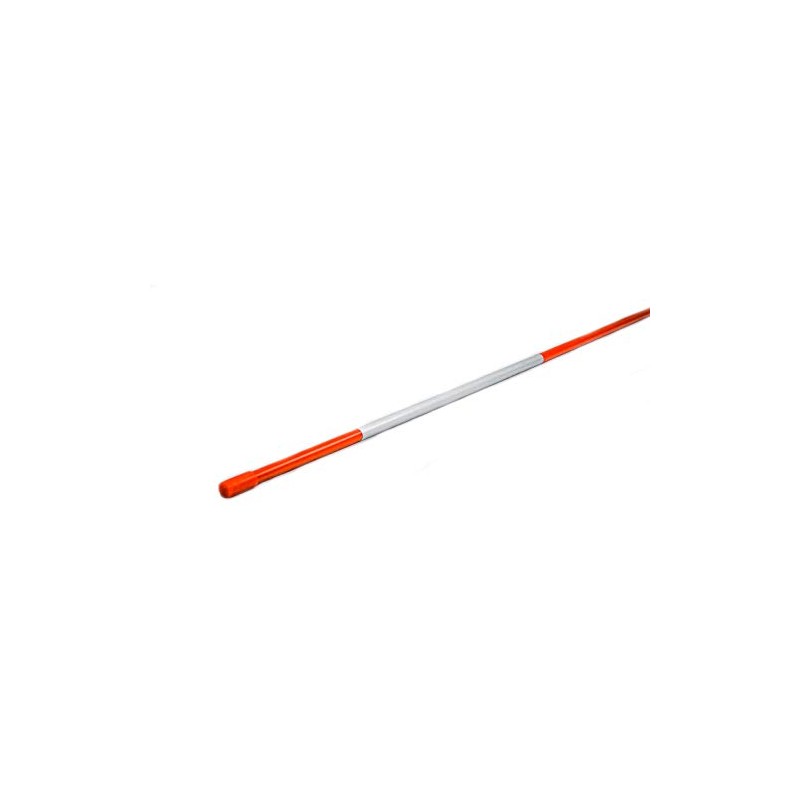 4ft Orange Driveway Markers - Reflective Tape, Pointed Tip, Armor