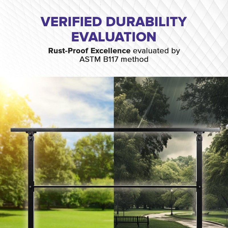 Xesi 3-4 Step Handrails for Outdoor Steps with Installation Kit