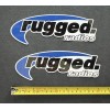 Unbranded 2 RUGGED RADIOS stickers decals offroad overland racing utv
