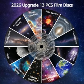 Planetarium Projector-13 in 1 Star Projector Galaxy Light，LED Space Galaxy Lamp Ceiling Projector Room Decor for Adults Kids (Black)