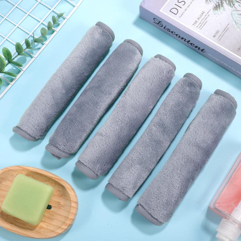 5 Pack Make Up Remover Cloth, 7.87 * 7.87in Flannel