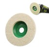 Dochache Pack of 10 Angle Grinder Wool Buffing Disc 100