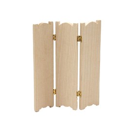 Dollhouse Miniature Natural Furniture Natural Bandage Display Room Divider