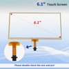 Getfarway 6.1" Touch Screen 12 Pin Compatible with Toyota Camry