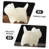 BIUDECO Glowing Stone Cat Figurine Creative Glow Dark Cat Statue