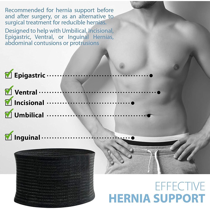 Umbilical Hernia Premium Belt for Women and Men - Abdominal