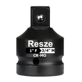 Resze 1" to 3/4" Drive Socket Adapter,Impact Socket Adapter and Reducer, Square Ada...