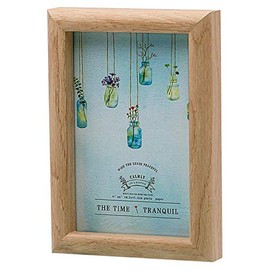 MODERNO PORTARETRATO DE MADERA HW206 MDF LAMINADA 3 TAMAÑOS DIFERENTES MINUMINU (OBSCURO, 4 x 6)