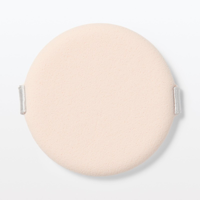 MUJI 84275203 Cushion Foundation Puff, Pack of 2