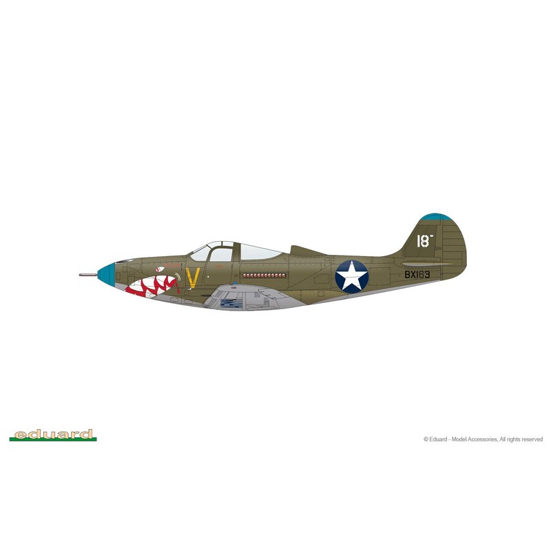 Eduard EDK8092 1:48 Profipack-P-400 Model Kit, Various
