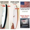 Heavy Metal Black Wall Clock | Ultra Quiet Quartz Mechanism