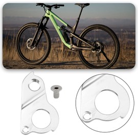ECSiNG 1 Piece Derailleur Hanger Aluminium Alloy Replacement for Rear Derailleur EP0786-01 Compatible with Canyon 2019-2020 Torque Spectral Transmitter Dude CF Neuron CF Grand Silver
