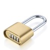 Lock with Combination Code, Combination Lock, 4 Digit Heavy Padlock
