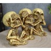 Ebros Gothic Alchemy See Hear Speak No Evil Skeletons Macabre