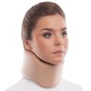 Toros-group Soft, 100% Cotton Neck Support Brace, Adjustable Cervical Collar,