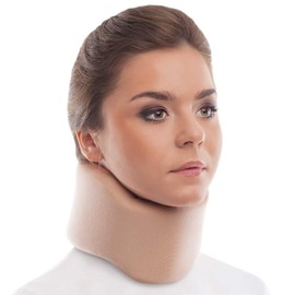 Toros-group Soft, 100% Cotton Neck Support Brace, Adjustable Cervical Collar, Relieves Spine, Muscle, Joint Pressure