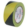 50mm x 33m Black Yellow Heavy Duty High Visibility Floor Hazard Lane Marking Tape Qty 1 Roll