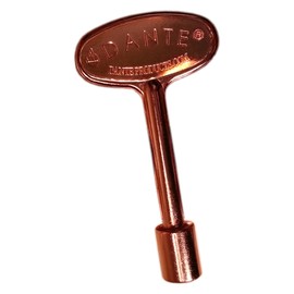 Dante Products Universal Gas Valve Key, 3-Inch, Bright Copper