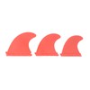 3Pcs Surfboard Fins PVC Thruster Fins Surfing Board Accessories for