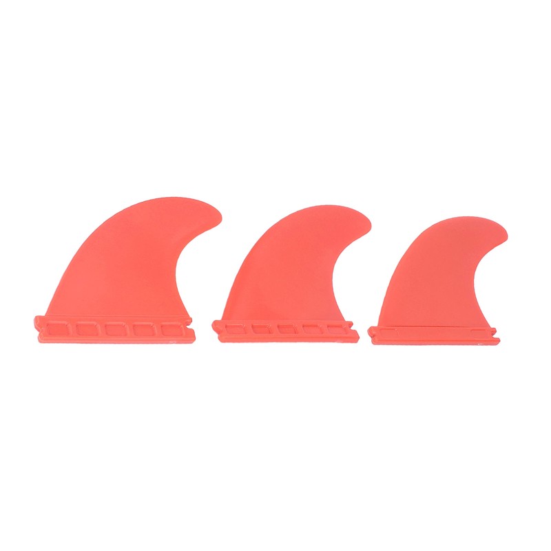 3Pcs Surfboard Fins PVC Thruster Fins Surfing Board Accessories for