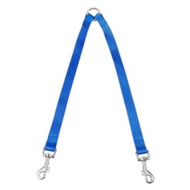 2 Way Double Dual Dog Leash Lead Walk 2 Dogs with One Lead Coupler Nylon Harness