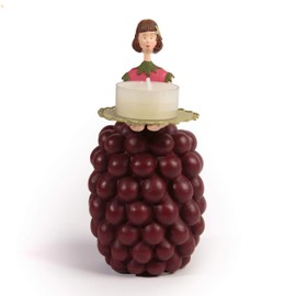 ROSEMARIE SCHULZ Heidelberg Flower Lady Blackberry - Decorative Figurine Tea Light Holder and Collector's Item