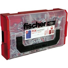 FISCHER Fixtainer - Duopower / Duotec assortment | Dowel Ø 6 mm and 8 mm | 200 pieces in the suitcase