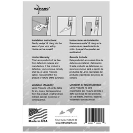 VZ Hang Keyhole Vinyl Siding Hooks
