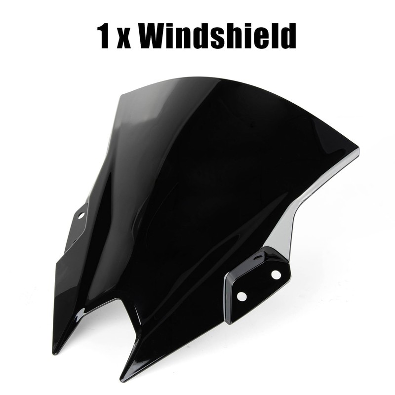 Windshield for NINJA500 SE 2024 2025, PSLER Windscreen Double Bubble