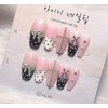 [In-Store Special Discount]Y2K Blackpink Dot Gyaru Handmade Nail Tips -