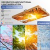 4 Pack Fluorescent Light Covers for Ceiling Lights - Magnetic