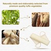 Natural Loofah Exfoliating Body Scrub & Back Scrubber – 4-Pack