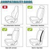 West Llama Linen Car Seat Covers-Breathable & Soft-Front Car Seat