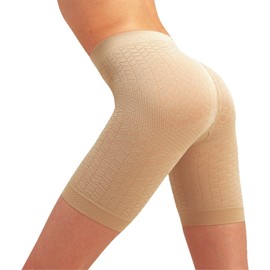 ENYA-KARIN Women's Magic Inner Look Magic 3/4 Length Pelvic Stabilization Shape-up Girdle (S - LL) Soft Support, 3D Molded Knitting, Comfortable Compression, Shapewear for Stomach, Thighs, Hip