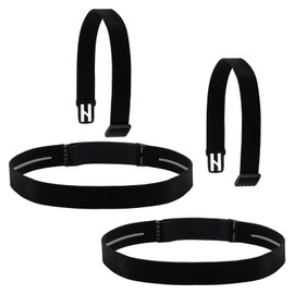 Elastic Headlamp Strap Replacement Headband, fit for Most Headlamps Black Diamond Petzl Princeton Tec Energizer Pelican Silva Fenix Headlamps 1”Width Comfortable Band, Fastening Does Not Fall -2 Pack