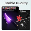 RENGENG Light Up Sword, 40 Inches Rechargeable Pre-Assembled Plastic Replica