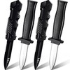 Sumind 4 Pieces Retractable Fake Knife Retractable Prop Knife Fake