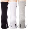 Champion Unisex Socks (Pack of 6), Light grey mottled, white,