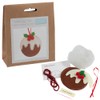 Christmas Pudding | Mini Felt Sewing Kit | Hanging Decoration
