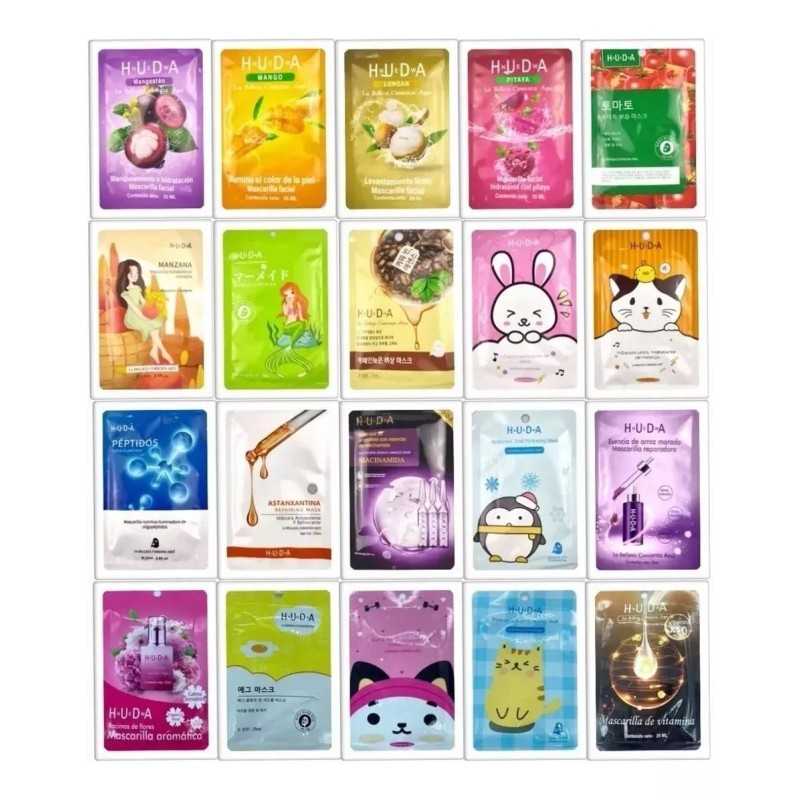 CB Mascarillas Faciales Variadas Asiáticas Mayoreo