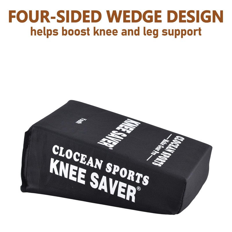 Soft Cushioned Catcher Knee Support, Multi Sided Design Catcher Knee
