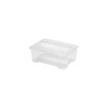 Heidrun TEX-BOX Small with Lid + Click Closure, 1 Litre,