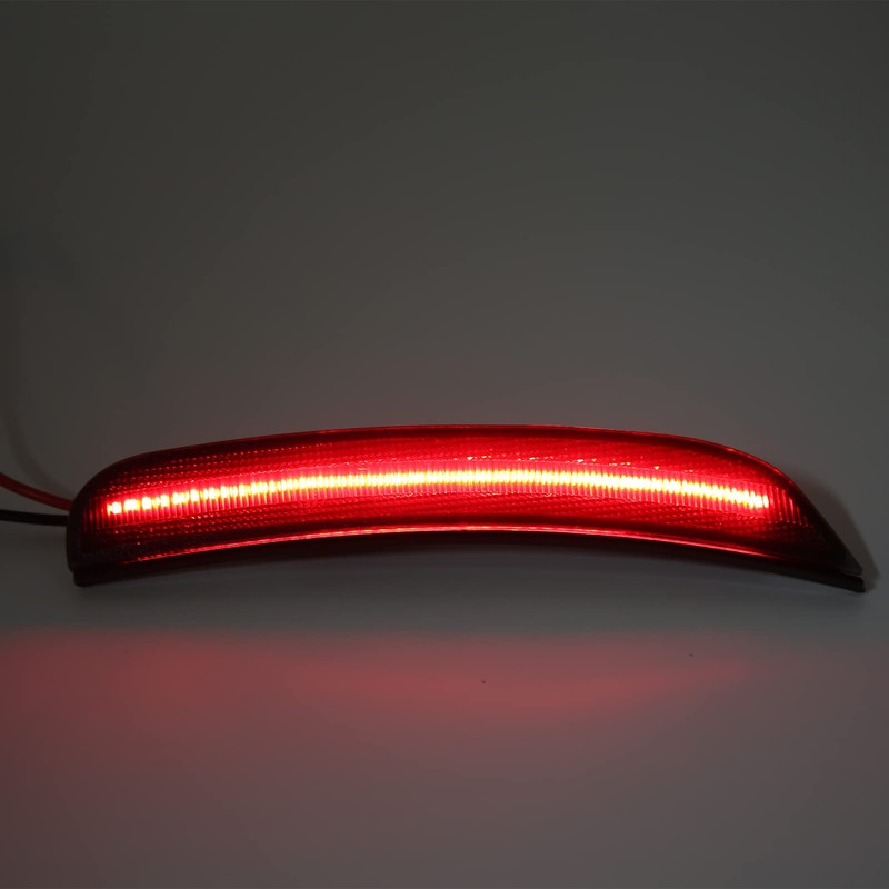 Akozon Side Bumper Marker Light 4 Pieces Front Rear Side